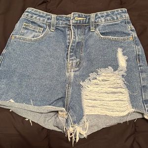 Pretty little thing denim shorts